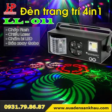 Đèn trang trí phòng karaoke giá rẻ 4in1 LL - 011