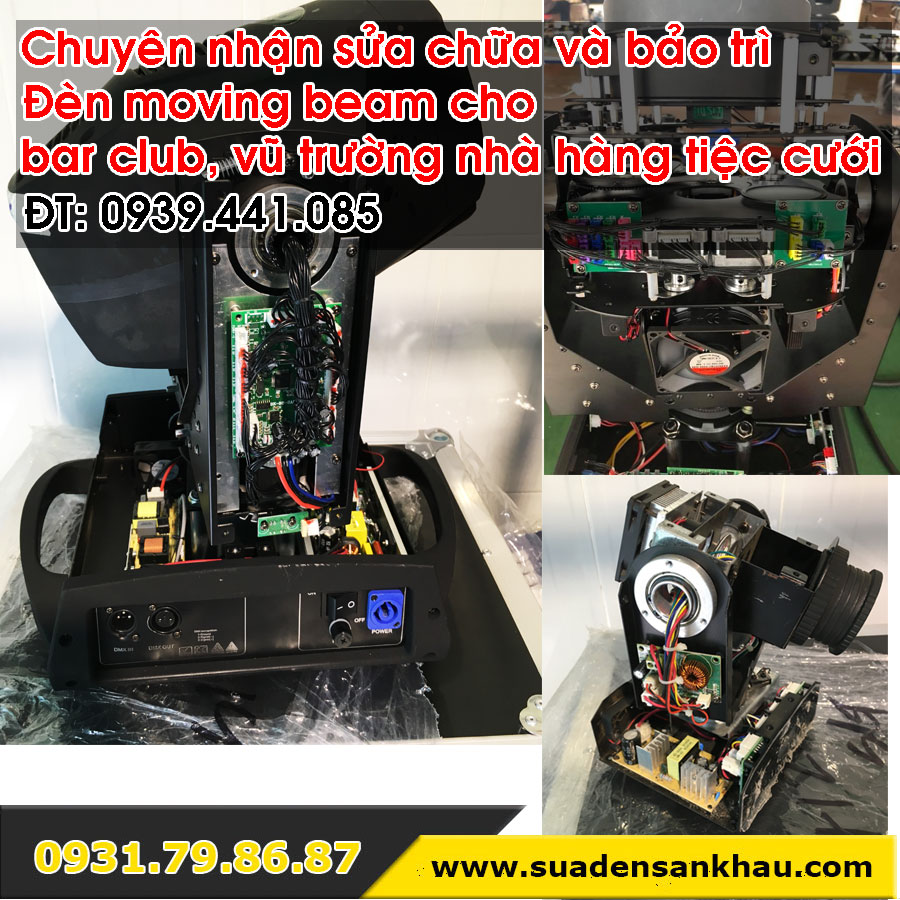 Sửa chữa đèn moving head